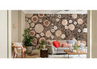 Unique Textured Wood Wallpaper for Depth and Character