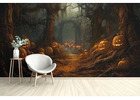 Spooky Pumpkin Halloween Wallpaper Patterns